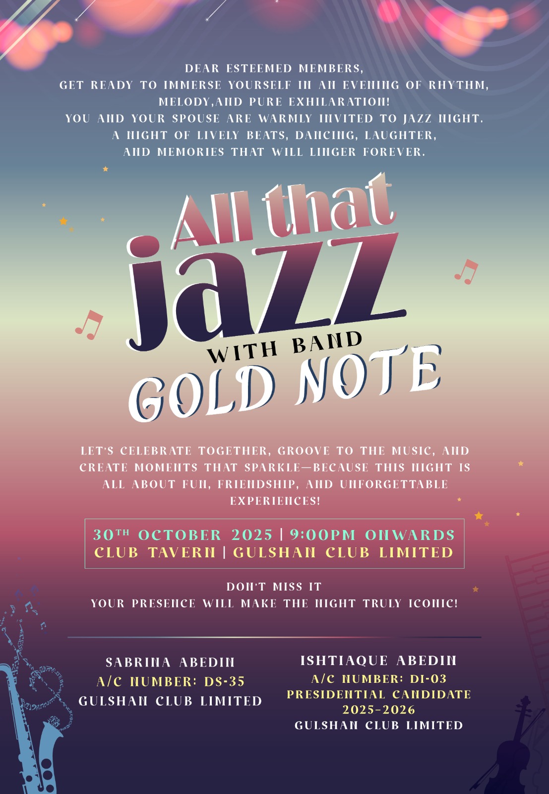 jazz-night-invitation-gulshan-club-october-2025